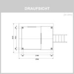 Abenteuer-Stelzenhaus „Benjamin“ – 150cm Podesthöhe – Holz Natur inkl. Terrasse & Sandkasten – Image 6
