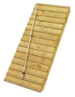 Abenteuer-Stelzenhaus „Fidel“ XXL-Aktionsset – 150cm Podesthöhe – Holz Natur inkl. Doppelschaukel & Kletterrampe – Image 6