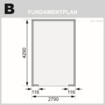 Klassische Blockbohlengarage mit Satteldach – 28 mm – 297 x 447 cm – Image 10
