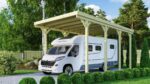 Massives Caravan Carport für Wohnmobile – 350 cm Durchfahrtshöhe – KDI Holz