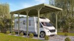 Massives Caravan Carport für Wohnmobile – 350 cm Durchfahrtshöhe – KDI Holz – Image 2