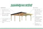 Massives Doppelcarport „Classic 2“ – 563 x 586 cm – 12cm Pfosten KDI inkl. Walmdachblende – Image 7