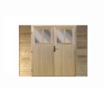 Frontelement für Einzelcarport – 250 x 200 cm – KDI Holz inkl. Doppelflügeltür