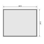 Großes Gerätehaus „Amberg 5" Satteldach modern aus Holz in Terragrau – Image 9