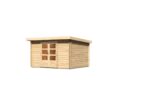 Modernes Blockbohlenhaus „Bastrup 7" Pultdach aus Holz in Natur – Image 5