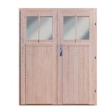 Modernes Gerätehaus „Bomlitz 2" Pultdach aus Holz in Natur – Image 6