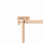 Großes Gerätehaus „Bomlitz 4" Pultdach modern aus Holz in Natur – Image 9