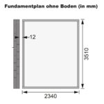 Großes Gerätehaus „Bomlitz 4" Pultdach modern aus Holz in Natur – Image 10