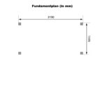 Abri de cuisine d’été moderne « Cubus » Pack Éco – 320 x 160 cm – Bois lamellé-collé massif avec parois et ancrages inclus – Image 6