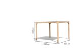 Moderner Holz-Pavillon „Cubus“ – 320 x 320 cm – massives Leimholz & Flachdach – Image 4