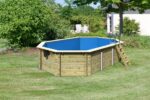 Großer Oval-Holzpool „Modell 4" – 358 x 569 cm – kesseldruckimprägniert inkl. Leitern-Set – Image 2